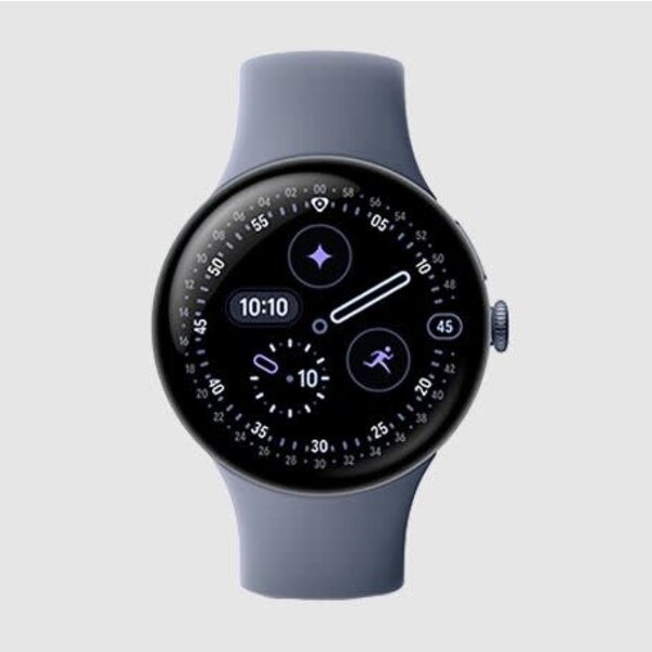 Google Google Pixel Watch 4 45mm Aluminium Silver case with Band