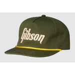 Gibson Unstructured Rope Snapback Hat - Olive