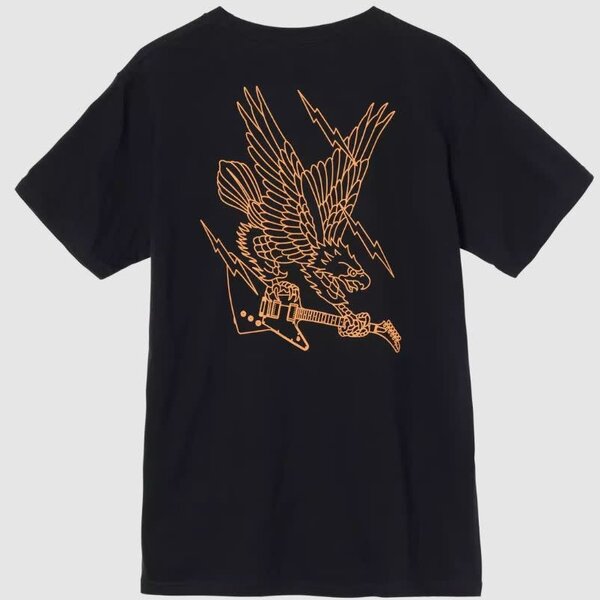 Gibson Screaming Eagle Tee Vintage Black - Small