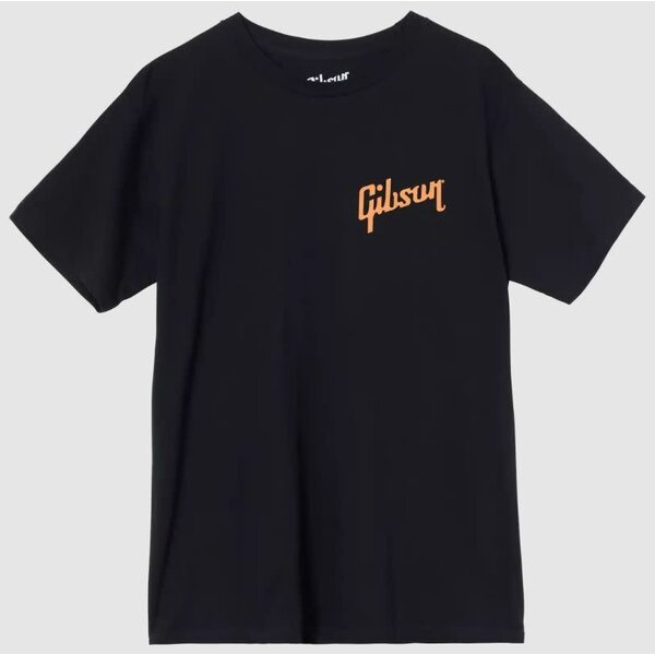 Gibson Screaming Eagle Tee Vintage Black - Small