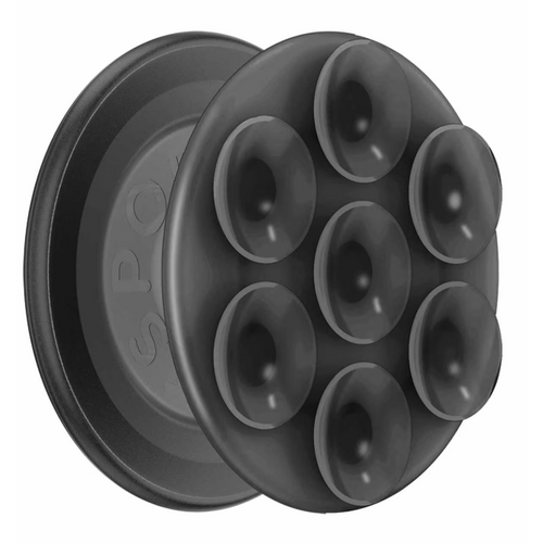 Popsockets Popsockets PopGrip Suck-Up for MagSafe Round with Adapter Translucent Black