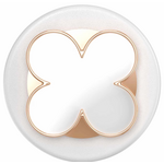 Popsockets Popsockets PopGrip for MagSafe Round with Adapter Enamel Clover Rose Gold