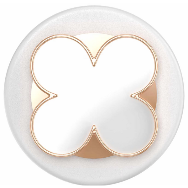 Popsockets Popsockets PopGrip for MagSafe Round with Adapter Enamel Clover Rose Gold