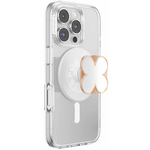 Popsockets Popsockets PopGrip for MagSafe Round with Adapter Enamel Clover Rose Gold