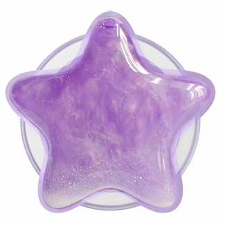 Popsockets Popsockets PopGrip for MagSafe Round with Adapter Tidepool Star Squishy Lavender Fog