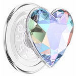 Popsockets Popsockets PopGrip for MagSafe Round with Adapter Iridescent Dichroic Heart