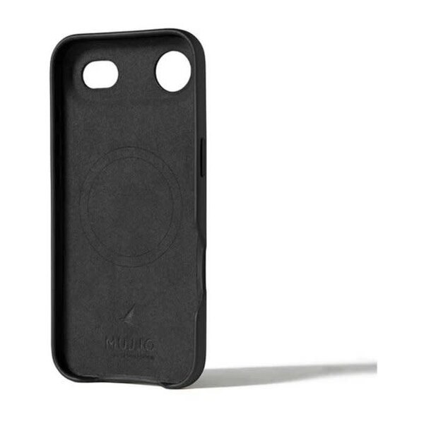 iPhone Air Mujjo Full Leather w/MagSafe Case - Black