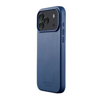 iPhone 17 Pro Max Mujjo Full Leather w/MagSafe Case - Basalt