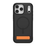iPhone 17 Pro Max ZAGG Graphene Sedona Snap Kickstand Case - Flood Black/Orange