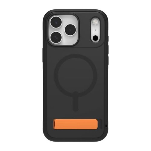 iPhone 17 Pro Max ZAGG Graphene Sedona Snap Kickstand Case - Flood Black/Orange