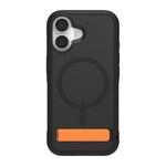 iPhone 17 ZAGG Graphene Sedona Snap Kickstand Case - Flood Black/Orange