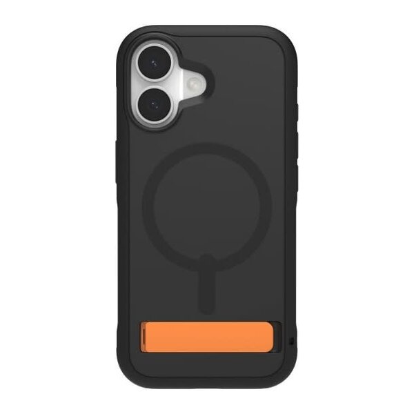 iPhone 17 ZAGG Graphene Sedona Snap Kickstand Case - Flood Black/Orange
