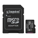 Kingston Kingston 128GB microSDXC Canvas Select Plus Gen3 150MB/s A1 Card + Adapter