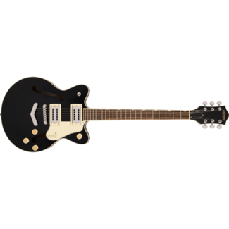 Gretsch Gretsch G2655 Streamliner Center Block Jr. Double-Cut with V-Stoptail Black Electric Guitar