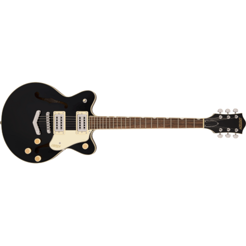 Gretsch Gretsch G2655 Streamliner Center Block Jr. Double-Cut with V-Stoptail Black Electric Guitar
