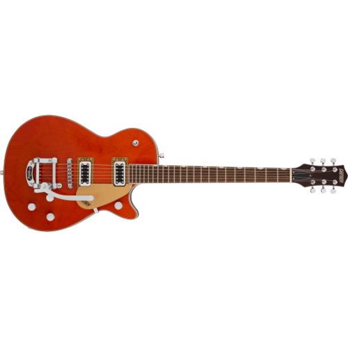 Fender Fender G5230T Electromatic Jet FT Single-Cut Electric Guitar with Bigsby Orange Stain
