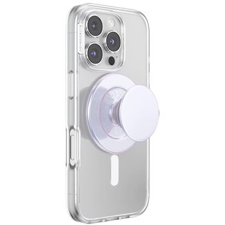PopsSockets Popsockets PopGrip for MagSafe Round with Adapter Iridescent White
