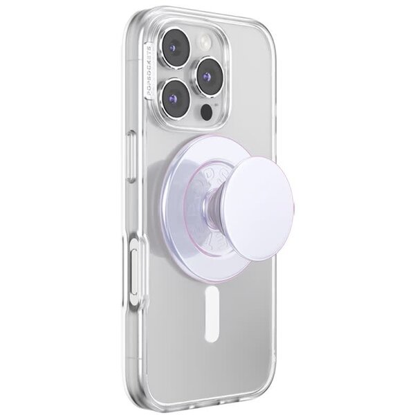 Popsockets Popsockets PopGrip for MagSafe Round with Adapter Iridescent White