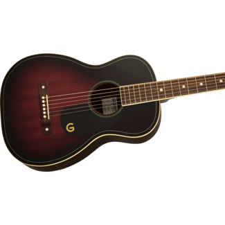 Gretsch Jim Dandy™ Parlor, Walnut Fingerboard, Black Pickguard, Deep Cherry Burst