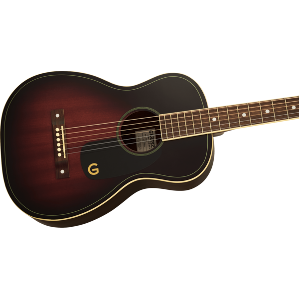 Gretsch Jim Dandy™ Parlor, Walnut Fingerboard, Black Pickguard, Deep Cherry Burst