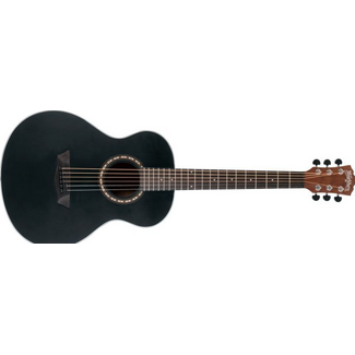 Washburn Washburn Apprentice G-Mini 6-String Acoustic Guitar, Matte Black