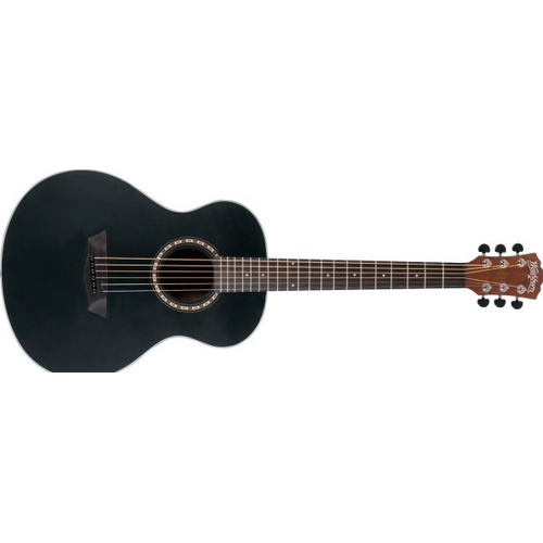 Washburn Washburn Apprentice G-Mini 6-String Acoustic Guitar, Matte Black