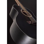 Washburn Washburn Apprentice G-Mini 6-String Acoustic Guitar, Matte Black
