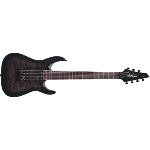 Jackson Jackson JS Series Dinky™ Arch Top JS22Q-7 DKA HT Amaranth Fingerboard Transparent Black Burst