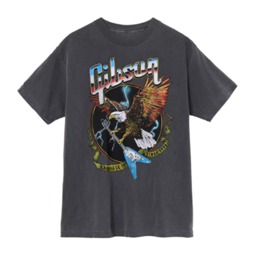 Gibson Eagle Tee Vintage Gray - XL