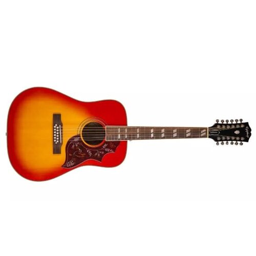 Epiphone Epiphone Hummingbird Studio 12-String Acoustic/Electric Guitar - Faded Cherry
