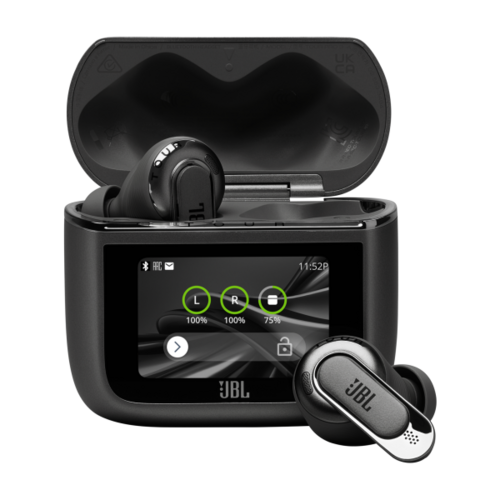 JBL JBL Tour Pro 3 True Adaptive Noise Cancelling earbuds with JBL Spatial 360 Headtracking Black