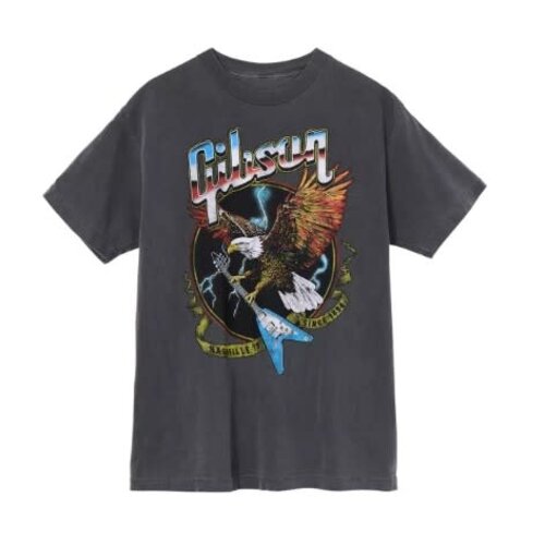 Gibson Eagle Tee Vintage Gray Large