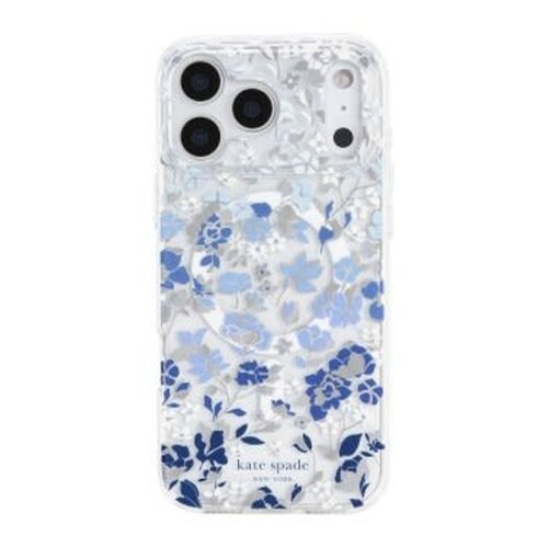 Kate Spade iPhone 18 Pro Max/iPhone 17 Pro Max Kate Spade Protective MagSafe Case Flowerbed Blue