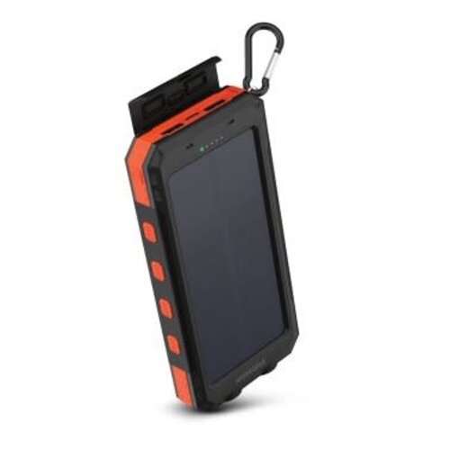 Hypergear 10000mAh SolPro 20W Solar Rugged IPX5 Power Bank w/ Compass + Flashlight