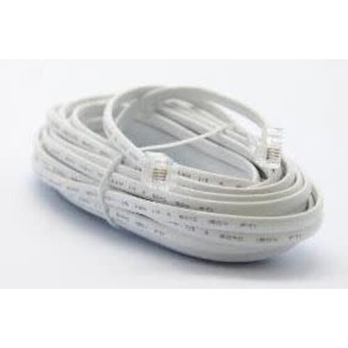 Ultralink Ultralink Home Line Cord - White - 7.6m/25ft