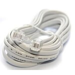 Ultralink Ultralink Home Telephone Line Cord Modular Plugs - 3.6m/12ft