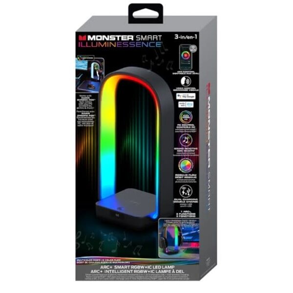 Monster Monster Illuminessence Lamp W/ Wireless Charging