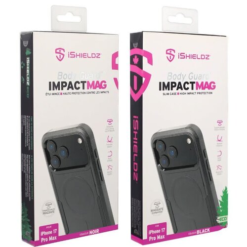 iShieldz iShieldz Body Guard ImpactMAG Case Black for Apple iPhone 17 Pro Max