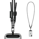 HyperGear TECHcessories Universal Crossbody Phone Strap - Black Braided Rope