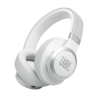 JBL JBL Live 770NC Wireless Over-Ear Headphones with True Adaptive Noise Cancelling - White