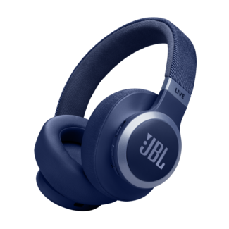 JBL JBL Live 770NC - Wireless Over-Ear Headphones with True Adaptive Noise Cancelling with Smart Ambient, Up to 65 Hours of Battery Life, Comfort-fit Fabric Headband & Carrying Pouch blue
