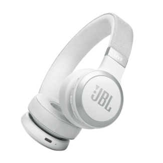 JBL JBL Live 670NC On-Ear Noise Cancelling Bluetooth Headphones - White