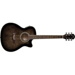 Oscar Schmidt Black Auditorium Acoustic Electric Guitar