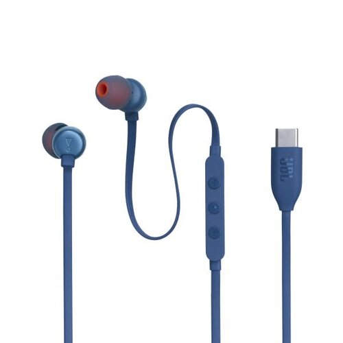 JBL JBL Tune 310C In-Ear Sound Isolating Headphones with USB-C Connector - Blue