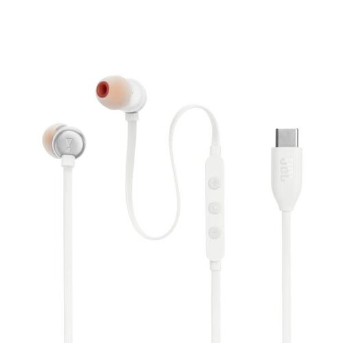 JBL JBL Tune 310C In-Ear Headphones with USB-C Connector - White