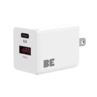 Blu Element Blu Element Wall Charger Dual USB-C 20W PD and USB A White