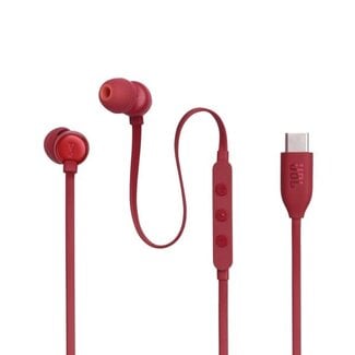 JBL JBL Tune 310C In-Ear Sound Isolating Headphones with USB-C Connector - Red