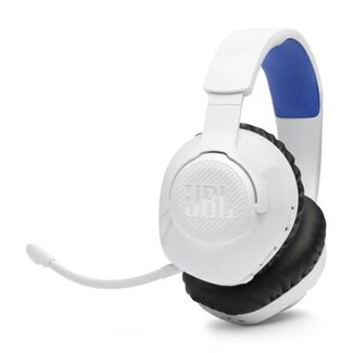 JBL JBL Quantum 360P Over-Ear Wireless  Console Gaming Headset with Detachable Boom Mic - White