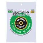 Martin & Co Martin Authentic Acoustic Guitar Strings Marquis Silked Extra Light