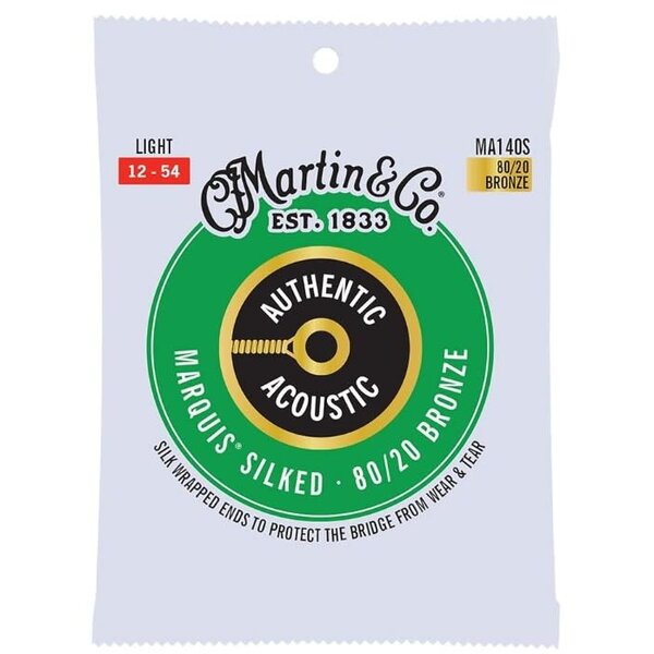 Martin & Co Martin Authentic Acoustic Guitar Strings Marquis Silked Light